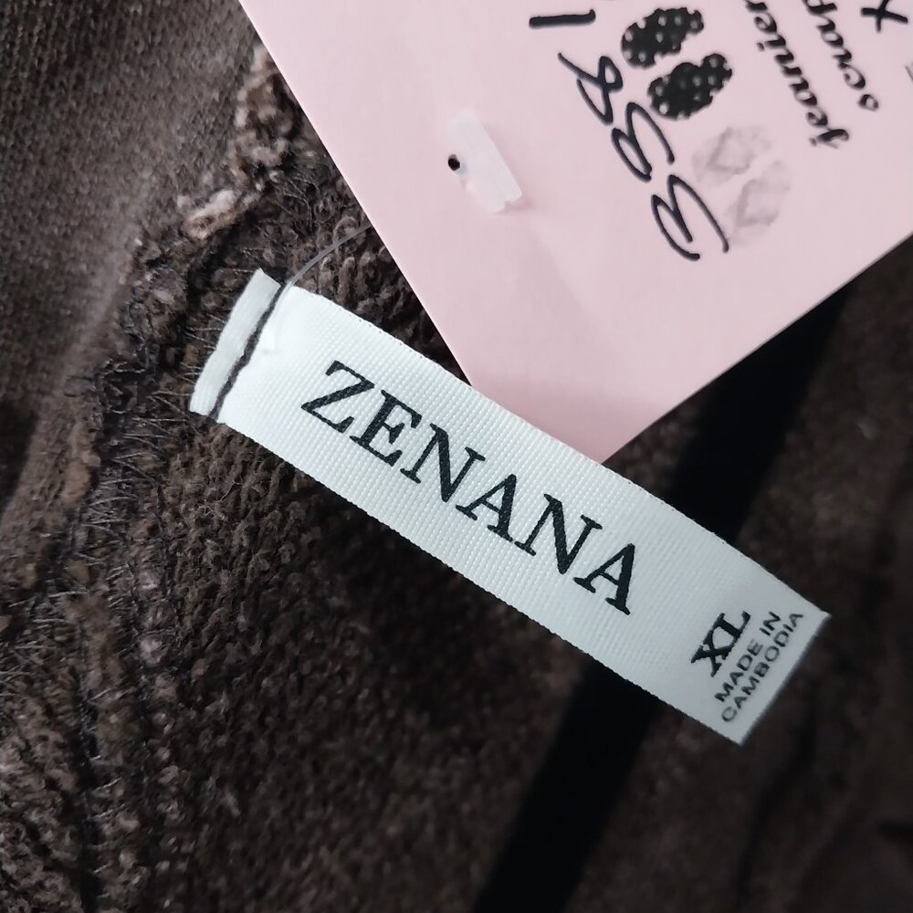 Zenana Outfitters Brown Utility Jacket with Hood - Picture 7 of 8